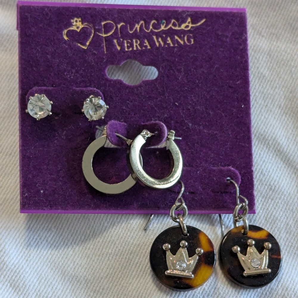 Set of 3 Vera Wang Earrings